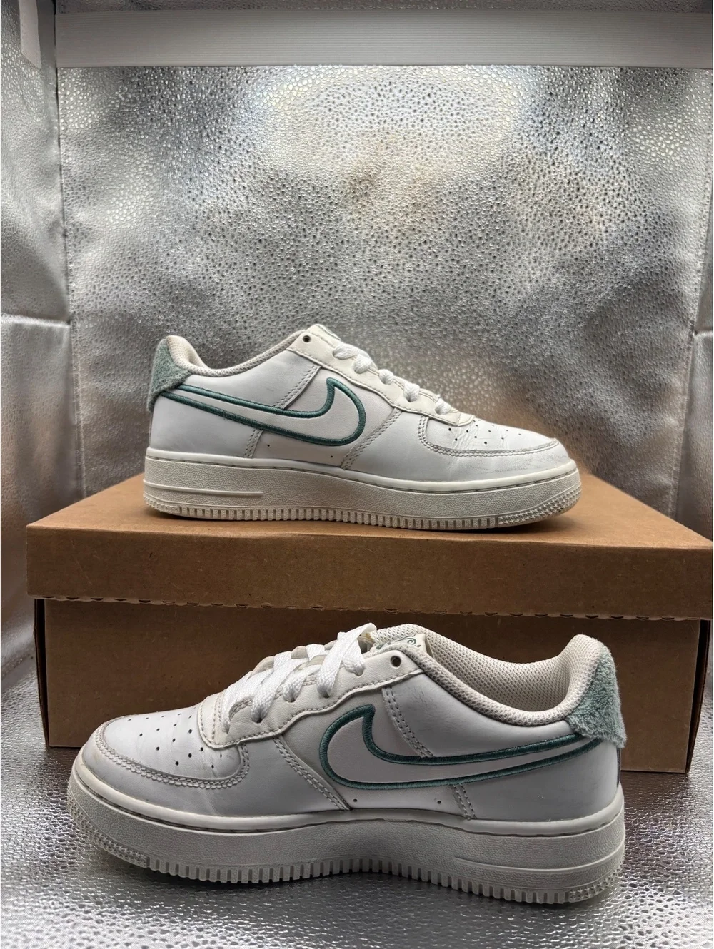 Nike Air Force 1 low LV8 3 summite white GS